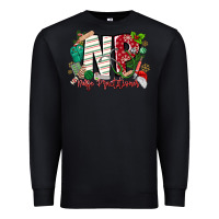 Black NP Nurse Practitioner Christmas Premium Sweatshirt - MaliasSmallBusiness