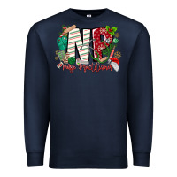 Navy NP Nurse Practitioner Christmas Premium Sweatshirt - MaliasSmallBusiness