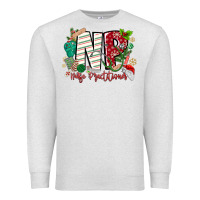 Oatmeal Heather NP Nurse Practitioner Christmas Premium Sweatshirt - MaliasSmallBusiness