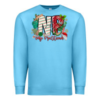 Ocean Blue NP Nurse Practitioner Christmas Premium Sweatshirt - MaliasSmallBusiness