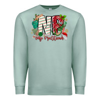 Seafoam NP Nurse Practitioner Christmas Premium Sweatshirt - MaliasSmallBusiness