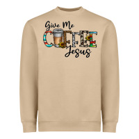 Mushroom give me coffee jesus Heavyweight Sweatshirt - CowhideDigitalArt