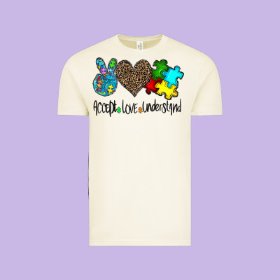 Accept Love Understand Vintage Tee Designed By Cowhidedigitalart