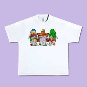 Mexican Gnomies Urban Heavy Tee Designed By Jahusdesignshop