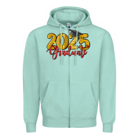 Seafoam 2025 graduate Zipper Hoodie - MaliasSmallBusiness