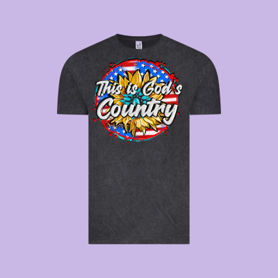 This Is God's Country Vintage Tee Designed By Adodesignshop