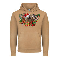 Vintage Camel christmas joy highland cow Vintage Hoodie - CowhideDigitalArt