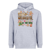 Heather Grey wonderful time Heavyweight Hoodie - MaliasSmallBusiness