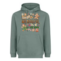 Sage wonderful time Heavyweight Hoodie - MaliasSmallBusiness