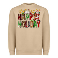 Mushroom happy holiday christmas Heavyweight Sweatshirt - FaDigitalArtStudio