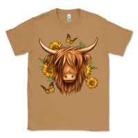 Toasted Coconut sunflowers long haired cow Classic Tee - Jasminsmagicworld