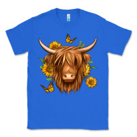 True Royal sunflowers long haired cow Classic Tee - Jasminsmagicworld