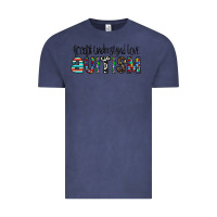 Vintage Denim accept. understand love autism Vintage Tee - CowhideDigitalArt