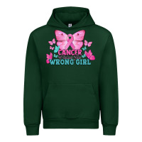 Forest Green Cancer picked the wrong girl Cancer Awareness Urban Hoodie - HowdyJamesFarm