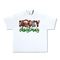 White mooey christmas Urban Heavy Tee - JahusDesignShop