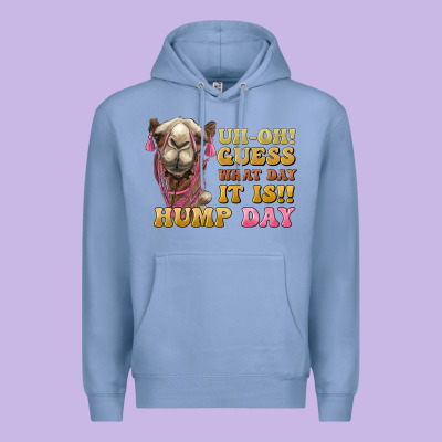 Guess What Day It Is Hump Day Camel Premium Hoodie Designed By Barkaloodesign