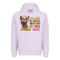 Lilac guess what day it is hump day camel Premium Hoodie - BarkalooDesign