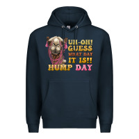 Navy guess what day it is hump day camel Premium Hoodie - BarkalooDesign