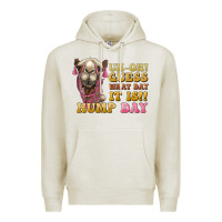 Oatmeal Heather guess what day it is hump day camel Premium Hoodie - BarkalooDesign