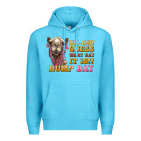 Ocean Blue guess what day it is hump day camel Premium Hoodie - BarkalooDesign