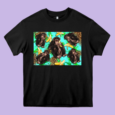 Monkey Bananas Kid's Bottle Heavy Core Tee Designed By Artiststas
