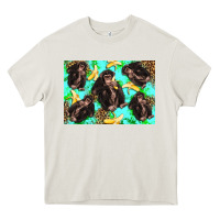 Cream Monkey bananas kid's bottle Heavy Core Tee - Artiststas