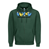 Sports Green it's okay to be little extra down syndrome awarene Zipper Hoodie - MaliasSmallBusiness