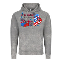 Cloud Rock Flip flops fireworks & freedom 4th of july Vintage Hoodie - CowGirlArtShop