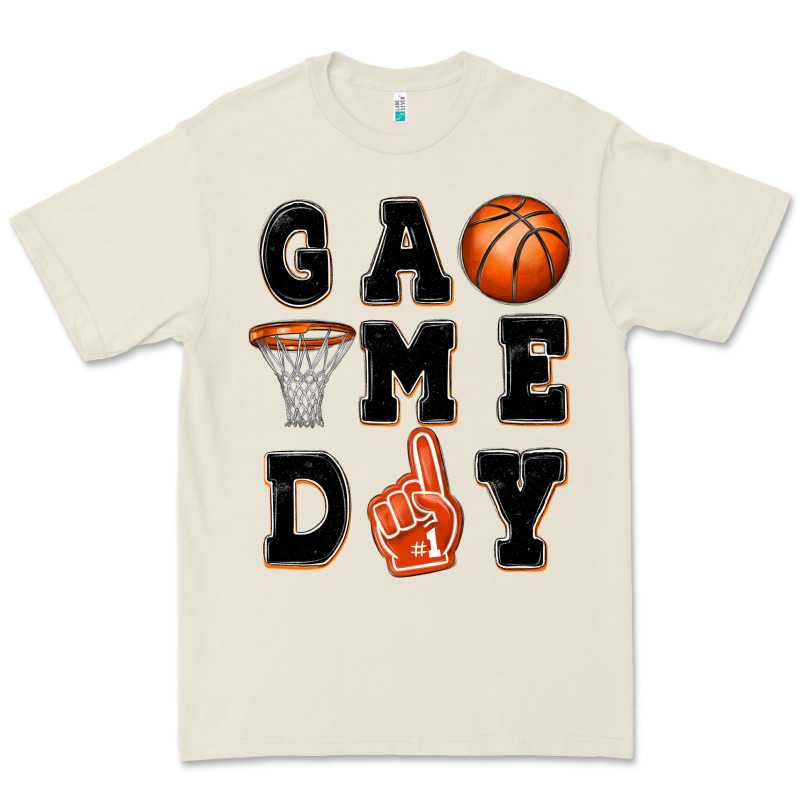 Basketball Game Day Premium Tee by MaliasSmallBusiness | Teevron