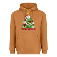 Meerkat meowy christmas cat tree Heavyweight Hoodie - MaliasSmallBusiness