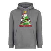 Storm meowy christmas cat tree Heavyweight Hoodie - MaliasSmallBusiness
