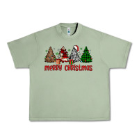 Oil Green merry christmas tree Urban Heavy Tee - JahusDesignShop