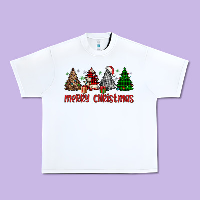 Merry Christmas Tree Urban Heavy Tee Designed By Jahusdesignshop