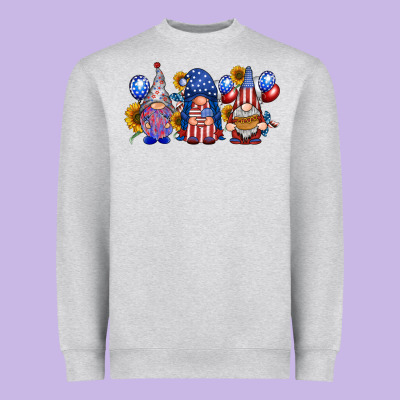 America Gnomes Heavyweight Sweatshirt Designed By Racoondesign