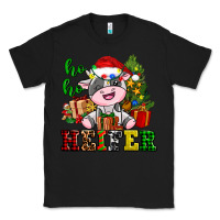 Black ho ho heifer little cute christmas cow Classic Tee - AdoDesignShop
