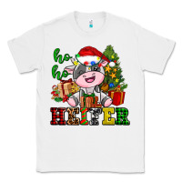 White ho ho heifer little cute christmas cow Classic Tee - AdoDesignShop