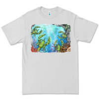Dove Grey lobster background Premium Tee - BarkalooDesign