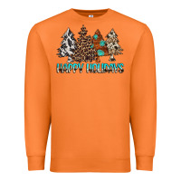 Carrot Happy Holidays Trees Premium Sweatshirt - MaliasSmallBusiness