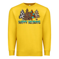 Lemon Happy Holidays Trees Premium Sweatshirt - MaliasSmallBusiness