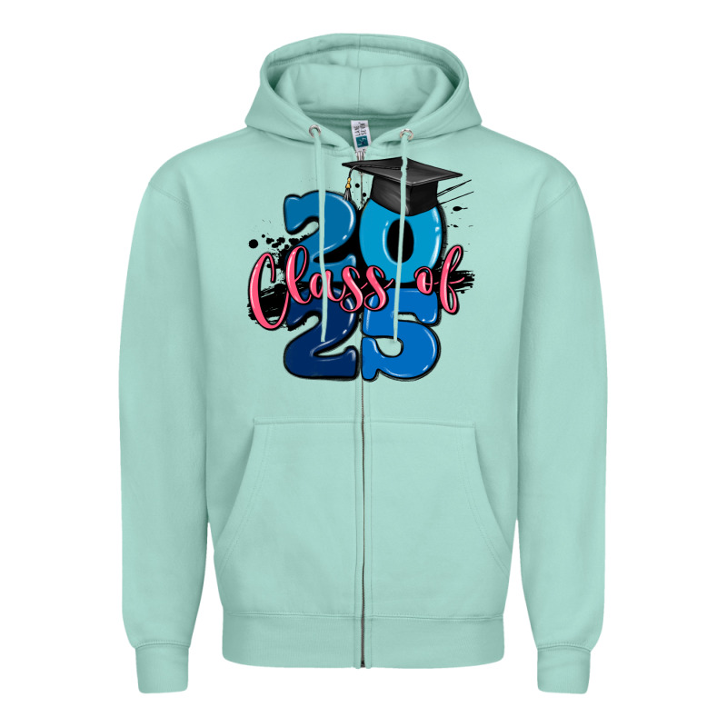 Class Of 2025 Zipper Hoodie by MaliasSmallBusiness | Teevron