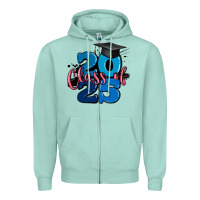 Seafoam class of 2025 Zipper Hoodie - MaliasSmallBusiness