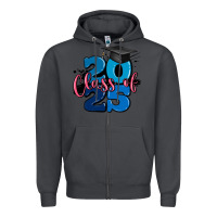 Smoke class of 2025 Zipper Hoodie - MaliasSmallBusiness
