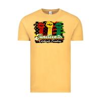 Vintage Mustard juneteenth celebrate freedom Vintage Tee - HRA Design Shop