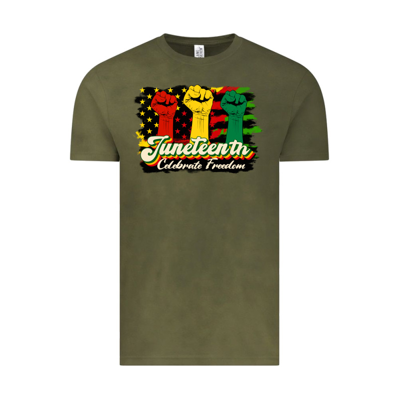 Juneteenth Celebrate Freedom Vintage Tee by HRA Design Shop | Teevron