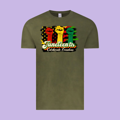 Juneteenth Celebrate Freedom Vintage Tee Designed By Hra Design Shop