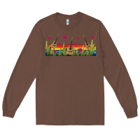 Chestnut mexican sombrero guitar libbey glass Long Sleeve Tee - BundleAndBundleShop