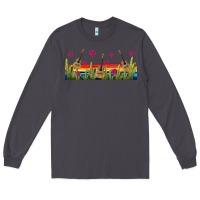 Smoke mexican sombrero guitar libbey glass Long Sleeve Tee - BundleAndBundleShop