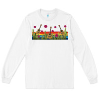 White mexican sombrero guitar libbey glass Long Sleeve Tee - BundleAndBundleShop