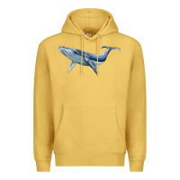Antique Gold humpback whale Premium Hoodie - BarkalooDesign