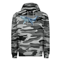 Slate Camo humpback whale Premium Hoodie - BarkalooDesign